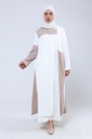[1611-Beige- S] 1611 عباية (S(36-38), Beige) NRC18334