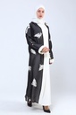 [2609-Blac-S] 2609 فستان كيمونو (S(36-38), Black) NRC18433