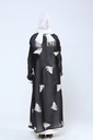 [2609-Blac-S] 2609 فستان كيمونو (S(36-38), Black) NRC18439