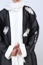 [2609-Blac-S] 2609 فستان كيمونو (S(36-38), Black) NRC18440