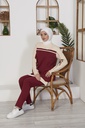 [2620-Maroo-36] طقم 2620 (36, Maroon) 18278