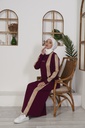 [1630-Maroo-38] جلباب 1630 (38, Maroon) 18297