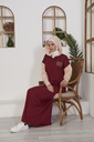 [1631-Maroo-38] جلباب 1631 (38, Maroon) 18348