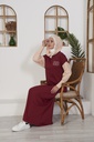 [1631-Maroo-38] جلباب 1631 (38, Maroon) 18349