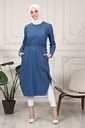 [1667-Jeans-36] تونيك 1667 (36, Jeans) OMER1363