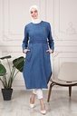 [1667-Jeans-36] تونيك 1667 (36, Jeans) OMER1364