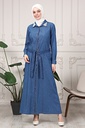 [1657-Jeans-36] فستان جينز 1657 (36, Jeans) OMER1284