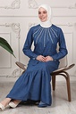 [1660-Jeans-36] فستان جينز 1660 (36, Jeans) OMER1321