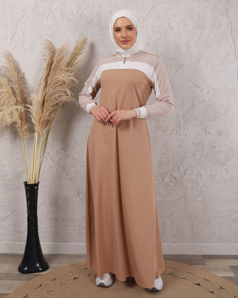 [1713-Beige-36] عباية 1713 (36, Beige) Copy of IMG_7416