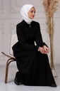 [1524-Blac-38] عباية مطرز (38, Black) NRC44477