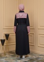 [1538-Blac-38] جلباب مع جلد (38, Black) _BIA7957-35