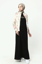 [2556-Blac-38] فستان مع جاكيت جينز ورد 2556 (38, Black) 2E3A8471