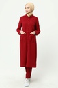 [2544-Maro-36] طقم قميص طويل بنطلون 2544 (36, Maroon) 2E3A8692